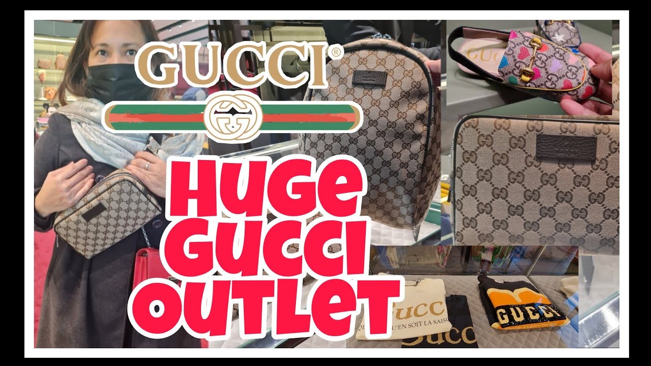 ITALYs HUGE GUCCI OUTLET | THE MALL LUXURY OUTLET FIRENZE | WINTER 2021 | SHOP WITH ME |WHATS INSIDE