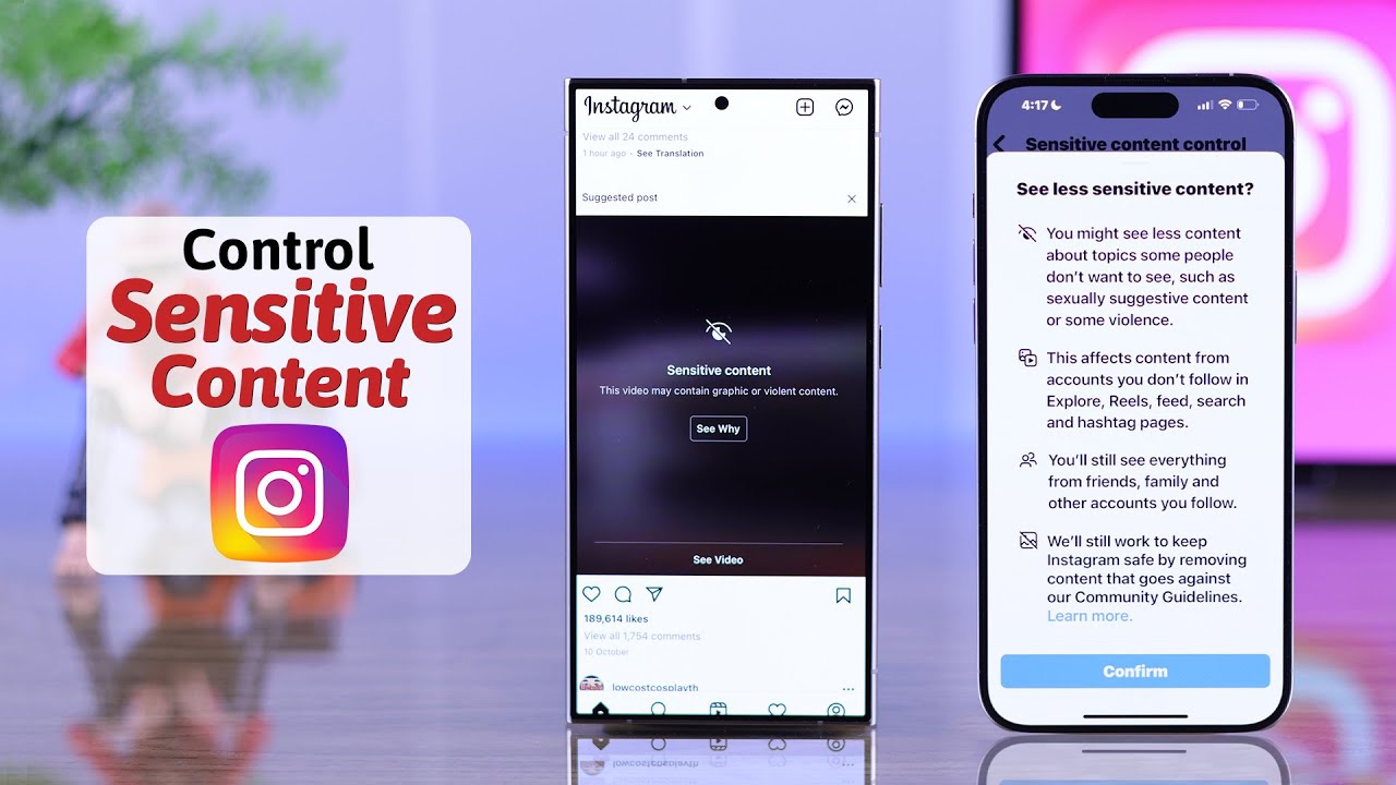 Как включить или отключить деликатный контент в Instagram!