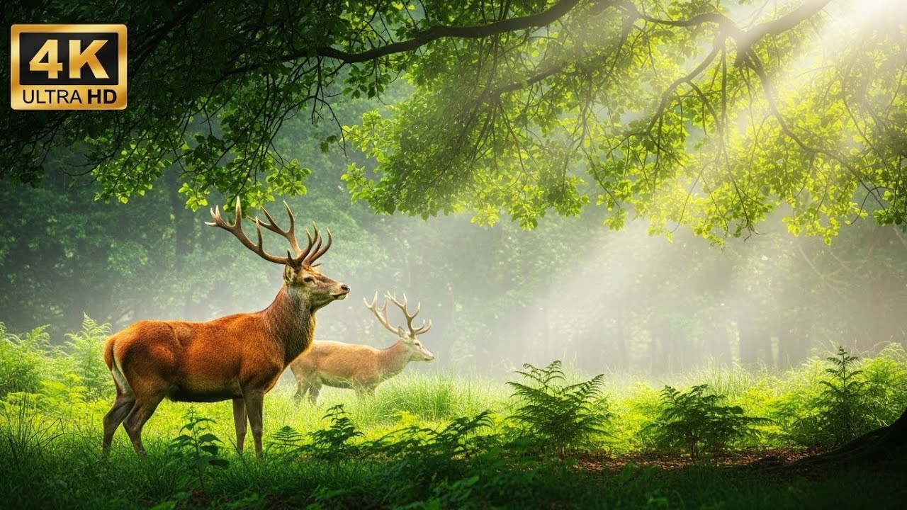 Majestic Wildlife in 4K : A Beautiful Wildlife Journey with Peace of mind Music
