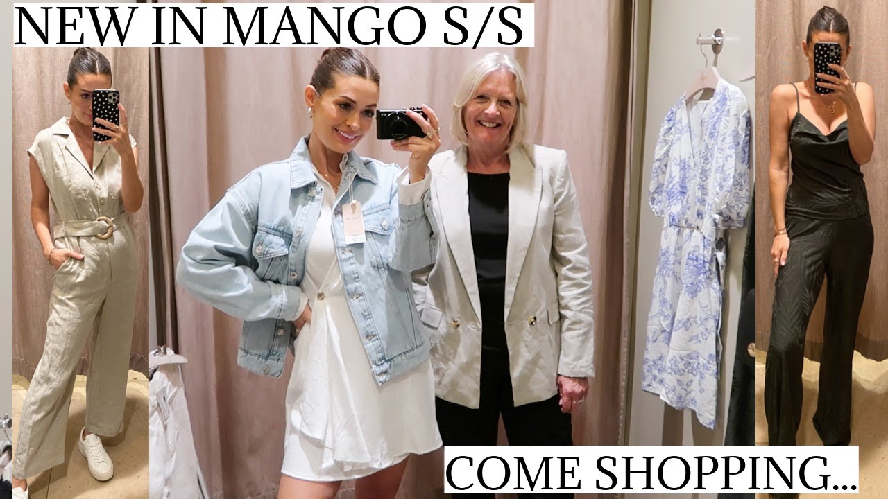 NEW IN MANGO SPRING 2023 COME SHOPPING WITH ME & MUM!