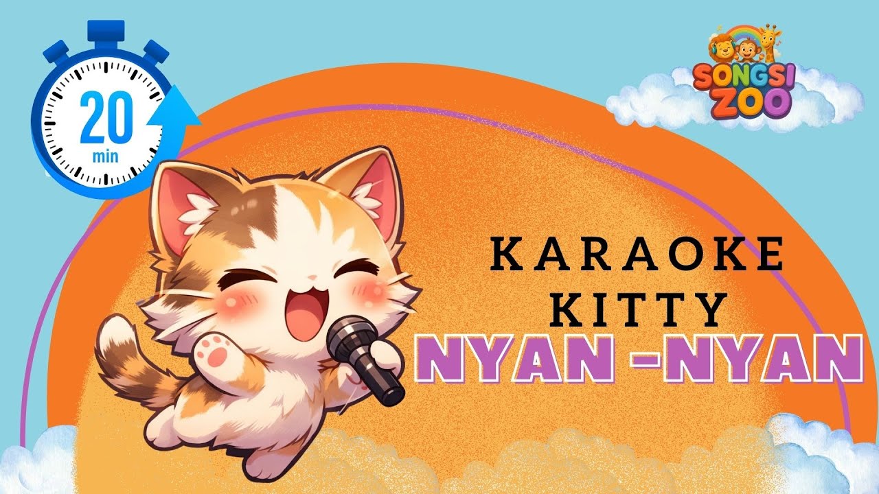 GATITO NYAN NYAN Canta Karaoke con los Niños