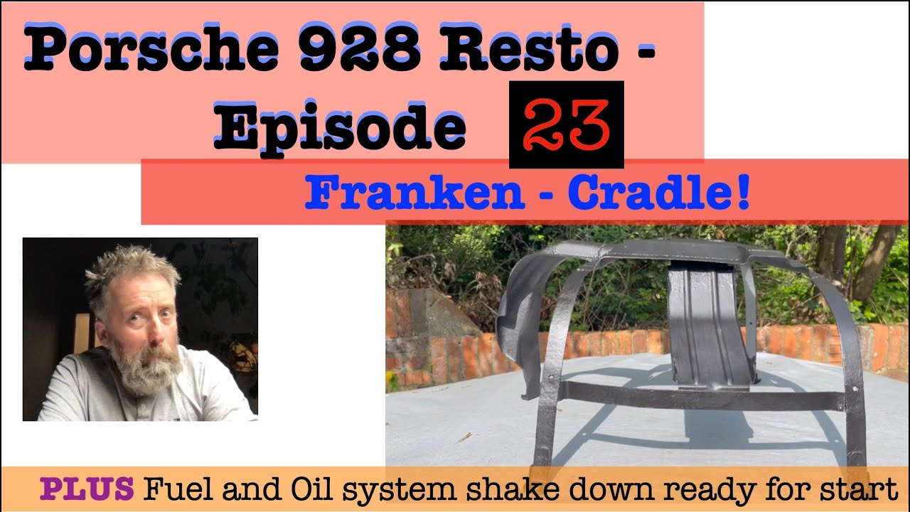 Porsche 928 Resto - Episode 23: Fuel Tank Cradle, Fuel Pump and Fuel distributor test