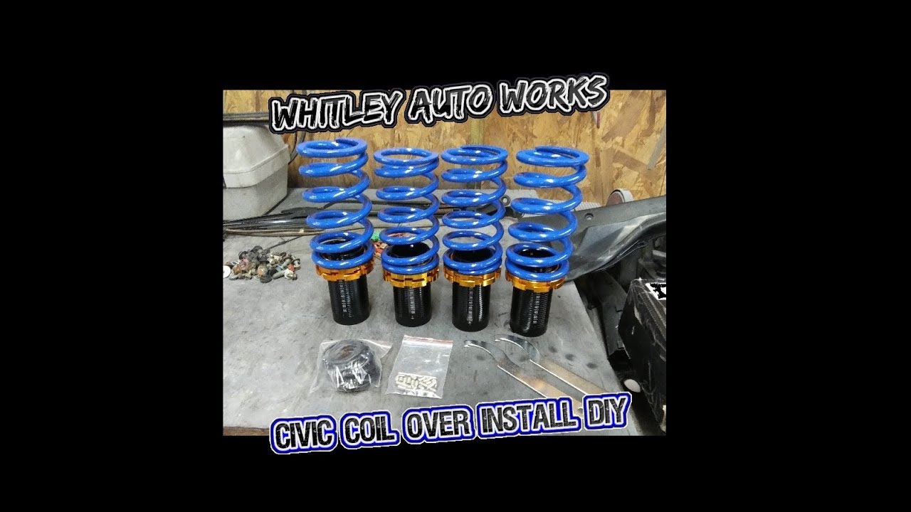 92-00 Civic Integra Del Sol Cheap Coil Overs installation Guide How to