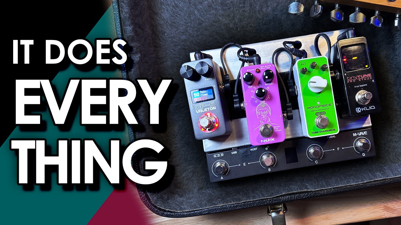 Everyone Needs a Mini Pedalboard Like This