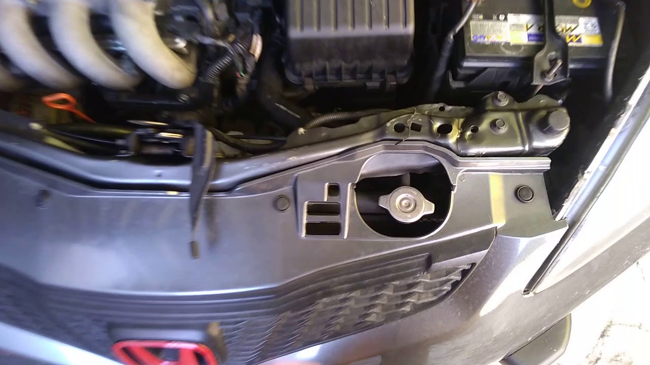 Honda New fit luz de arrefecimento piscando