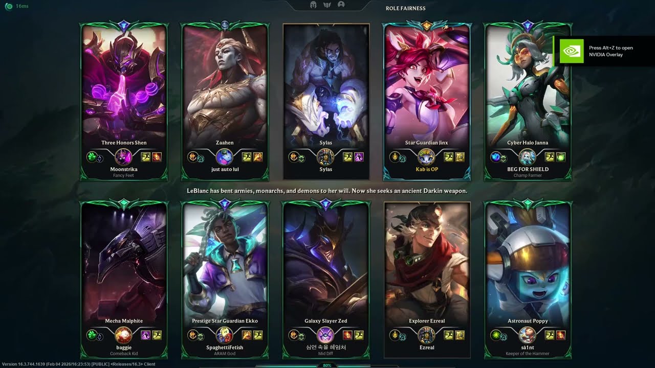 Jinx Janna vs Ezreal Poppy