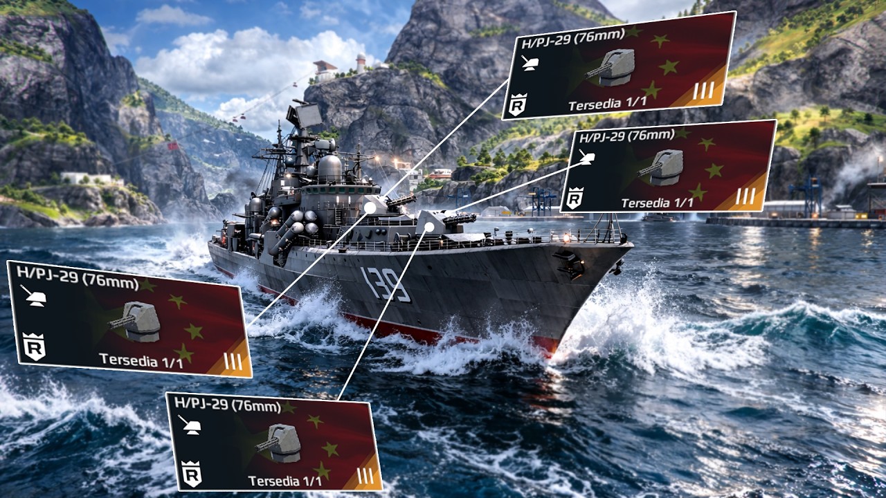 CN Type 956EM Ningbo Combo Haram 4X 🔥 Auto Tumbang! Musuh Gak Dikasih Nafas - Modern Warships