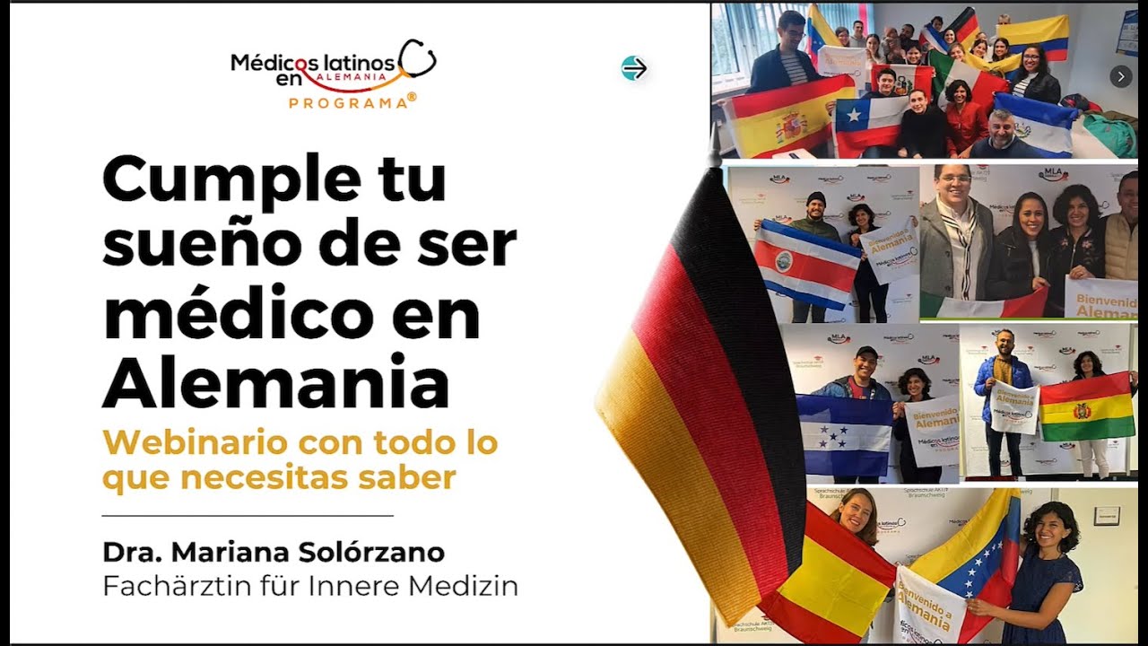 Médicos Latinos en Alemania: Programa MLA.  Especialidad y residencia médica en Alemania.