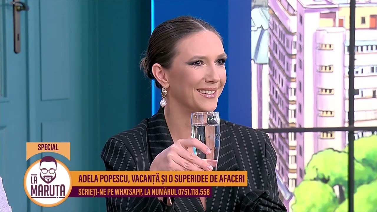 Adela Popescu, vacanță și o superidee de afaceri