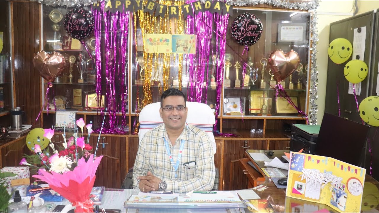 Birthday Principal Fr. Manish @ St. Ignatius School Aurangabad Bihar
