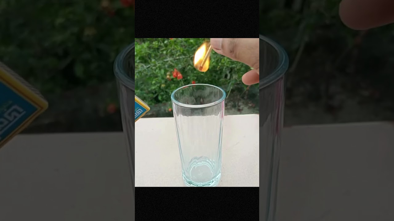 DIY Science Magic: Watch a Balloon Get Sucked Into a Glass!  #physics #diy