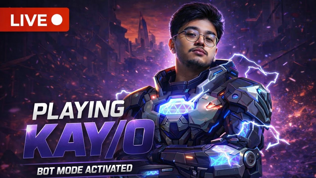 🔴PLAYING KAY/O TODAY!  LET'S RANK UP TOGETHER WITH @deepudagaming   | VALORANT LIVE 😘😎 | FACECAM?