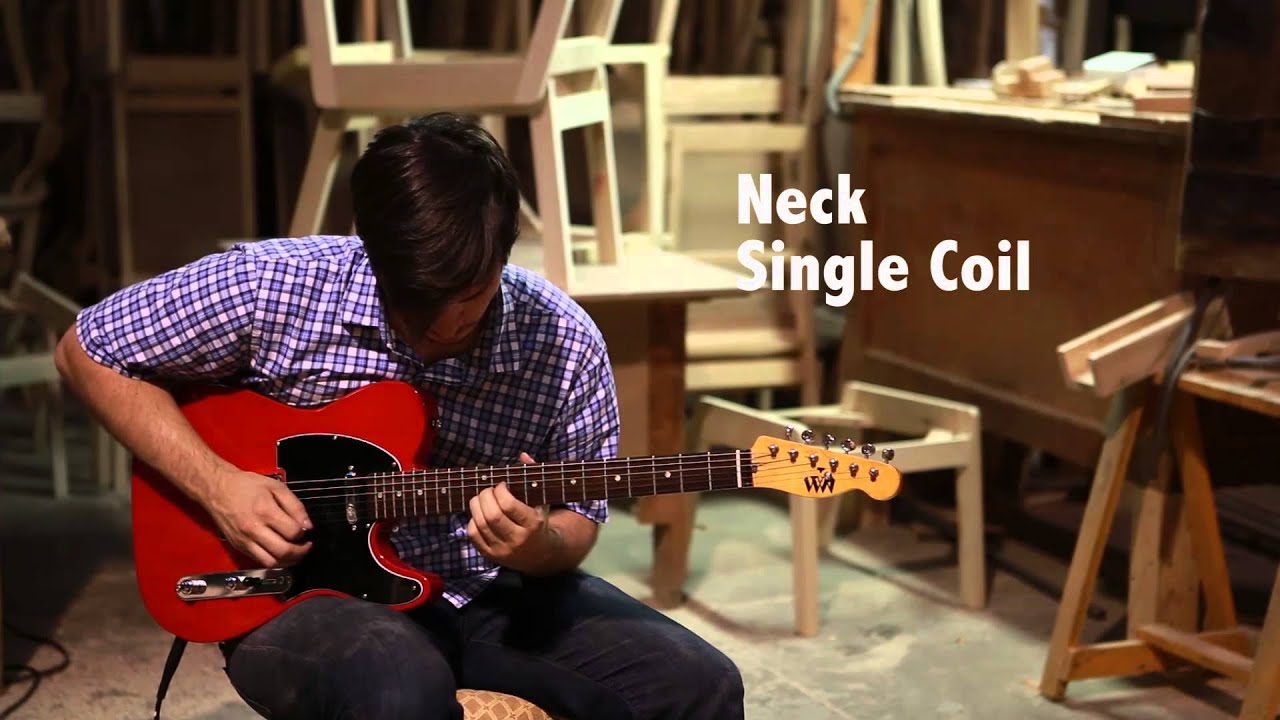 Handmade Ash T-Style Guitar Demo - Clean Tones