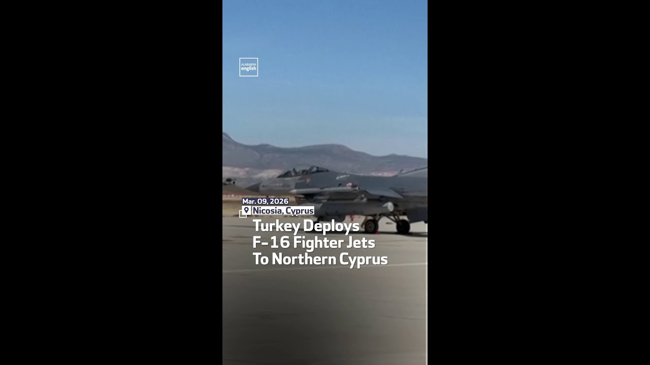 Turkey Deploys F-16 Fighter Jets To Northern Cyprus