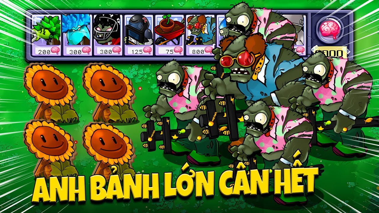 Điệu nhảy hủy diệt của Anh Bảnh Rampaging Disco King Gargantuar - Plants Vs Zombies Hybrid 2.4