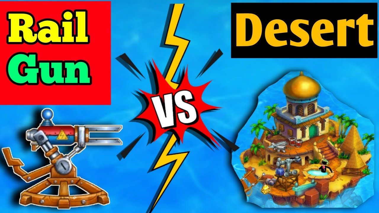 The Catapult 2 | Desert All Boss Rush | Using Rail Gun