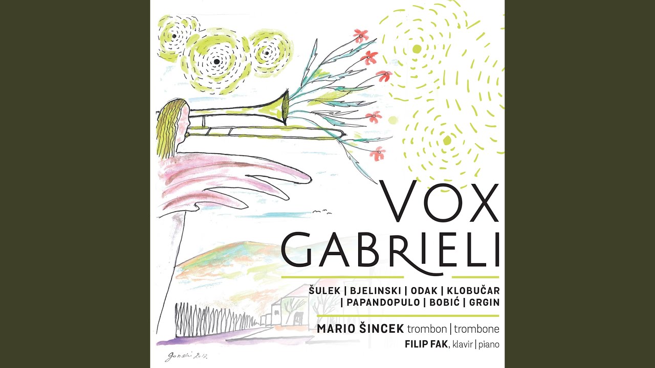 Stjepan Šulek: Sonata Vox Gabrieli, Za Trombon I Klavir