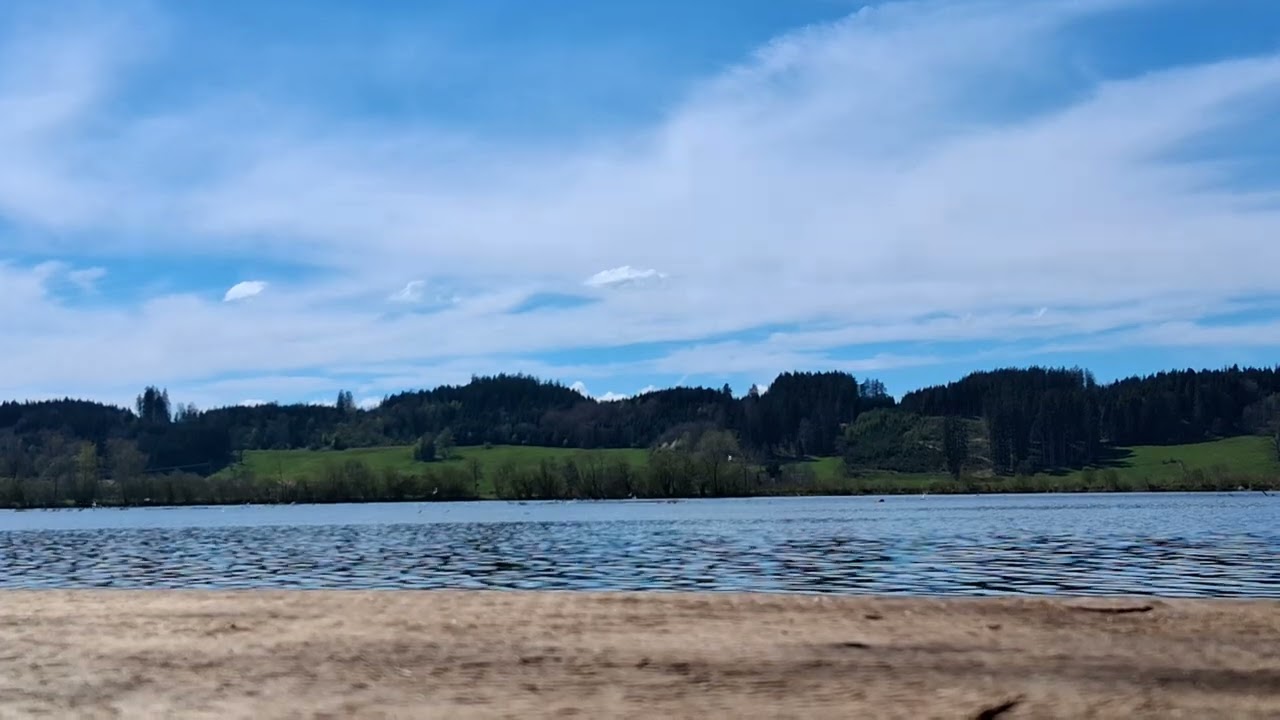 Angelplätze, Stege und Natur am Bachtelsee bei Biessenhofen