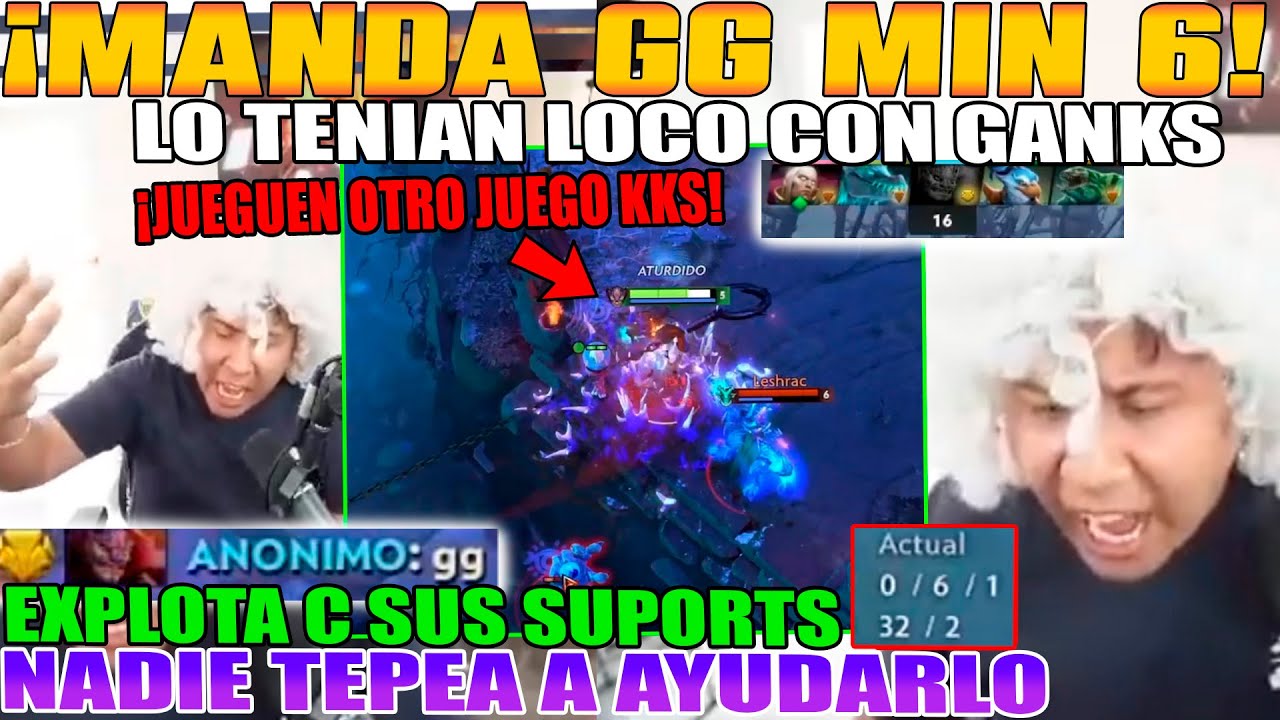 MANDA GG MINUTO 6!! TENIAN LOCO A MACARIUS CON GANKS. EXPLOT4 CON SUS SUPORTS. NADIE TEPEABA DOTA 2