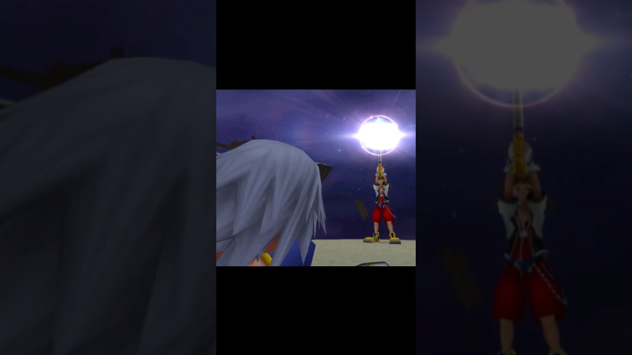 Sora attacks Riku Kingdom Hearts Re Chain of Memories #kingdomhearts #chainofmemories #disney #sora
