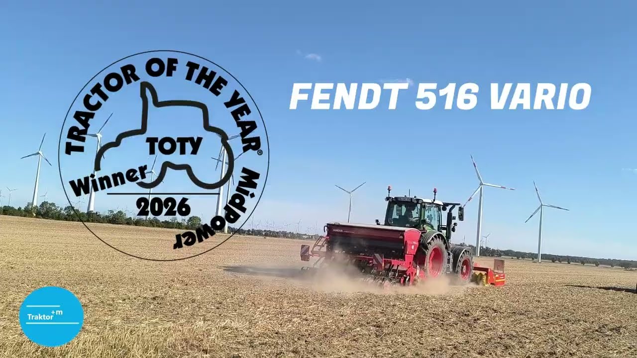 Fendt 516 Vario Gen4 Tractor of the Year 2026 MidPower #traktorplusm #tractoroftheyear #fendt