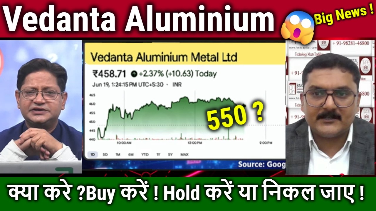 Vedanta Aluminium share latest news,kaha tak jayega,Buy,hold or sell?/vedanta aluminium share target