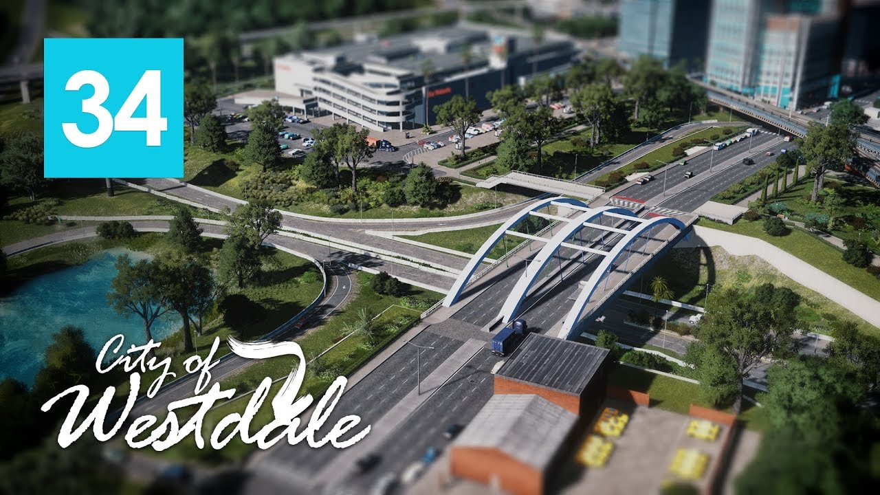 Cities Skylines: простой выход на шоссе - Westdale EP34