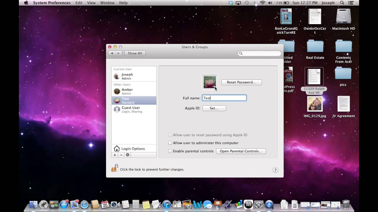 Create a New User Account on your MacBook Pro