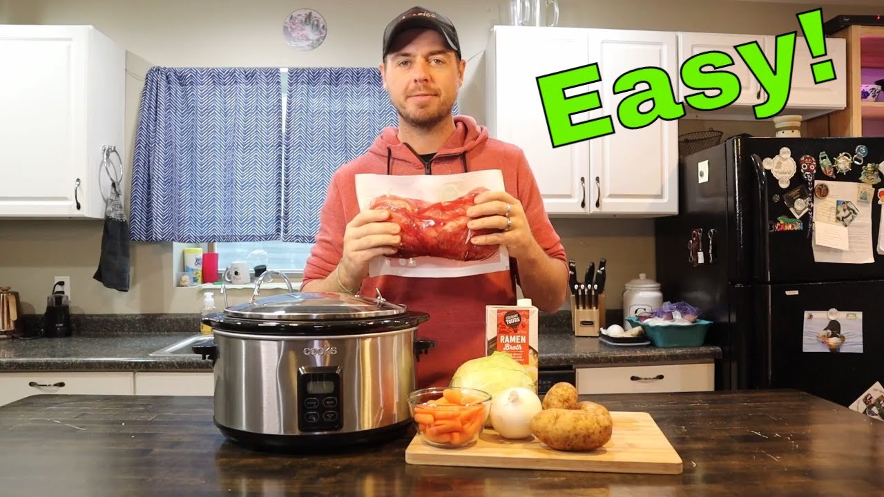 Простое приготовление солонины с капустой в мультиварке