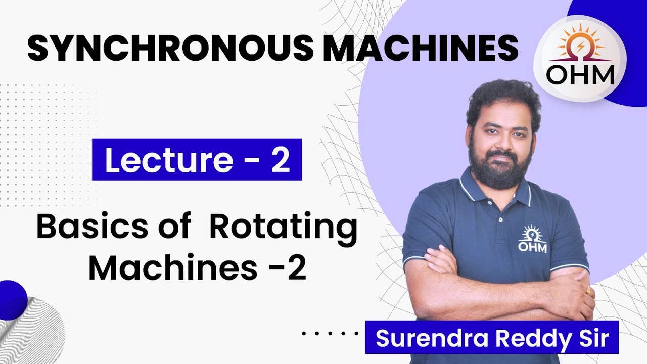 Synchronous Machines | L:02 | Basics of Rotating Machines-2 | OHM Institute | GATE-EE
