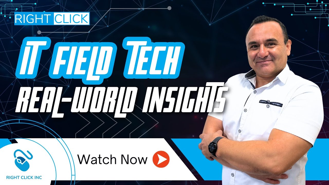 Day in the Life of an IT Field Technician: Real Challenges & Smart Solutions | Right Click