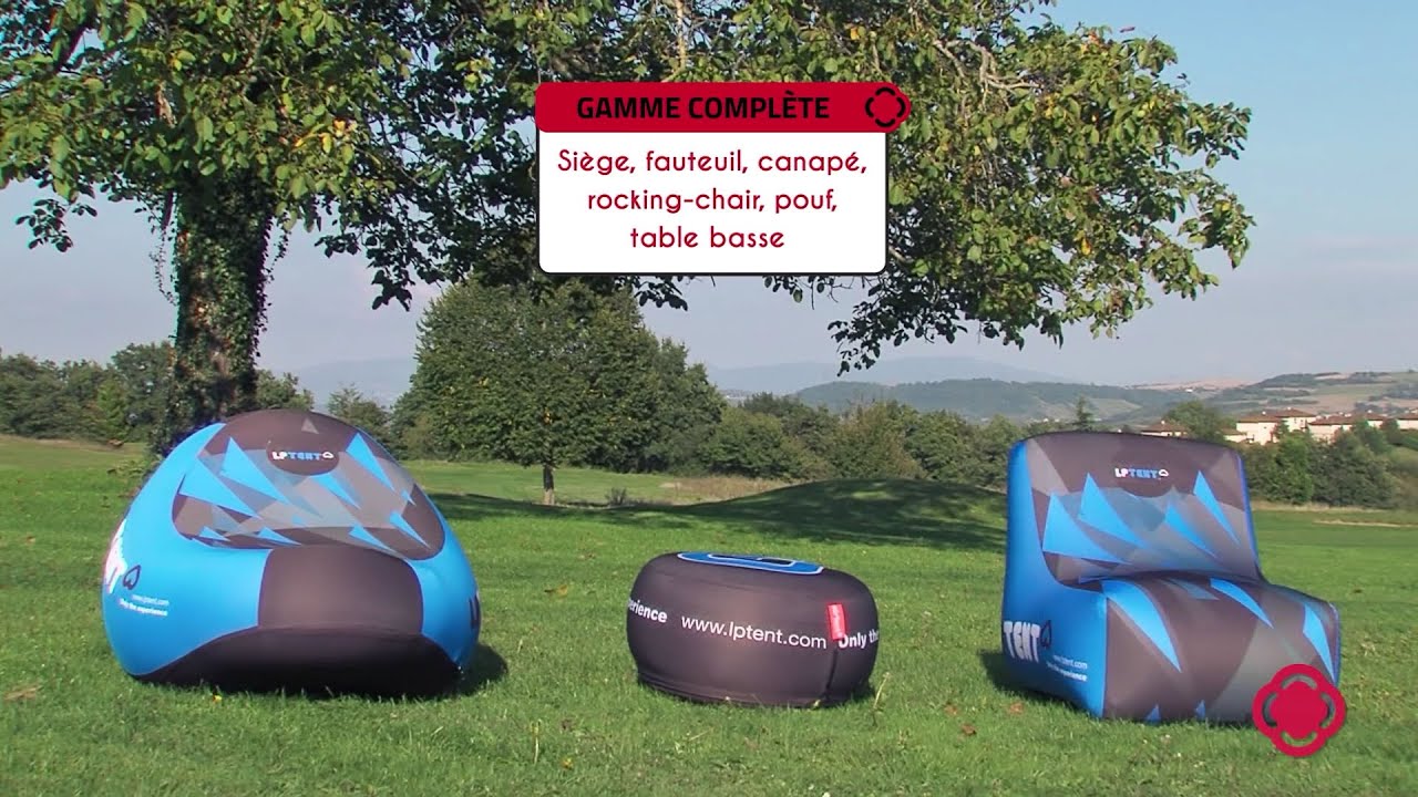 Mobilier gonflable Airtent : confort et modernité pour vos événements