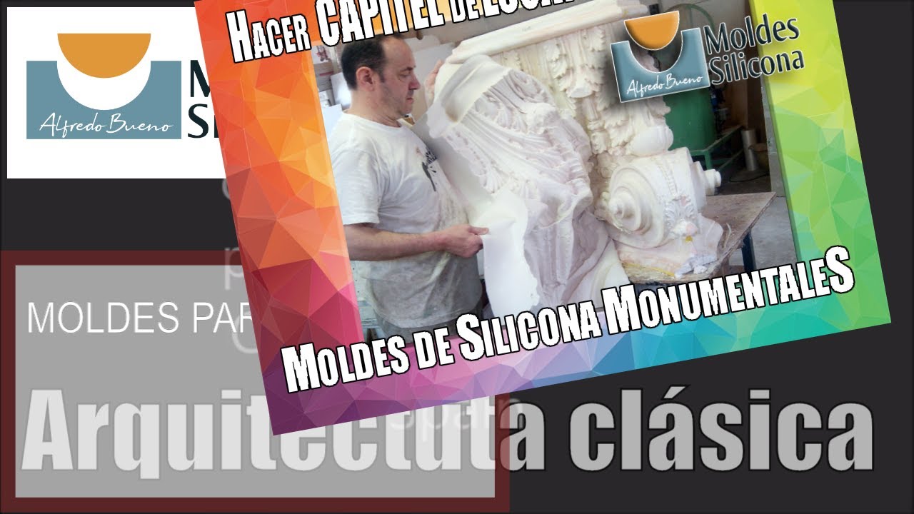 1 Tutorial /🔴\ *MOLDES DE SILICONA  para *CAPITEL de yeso