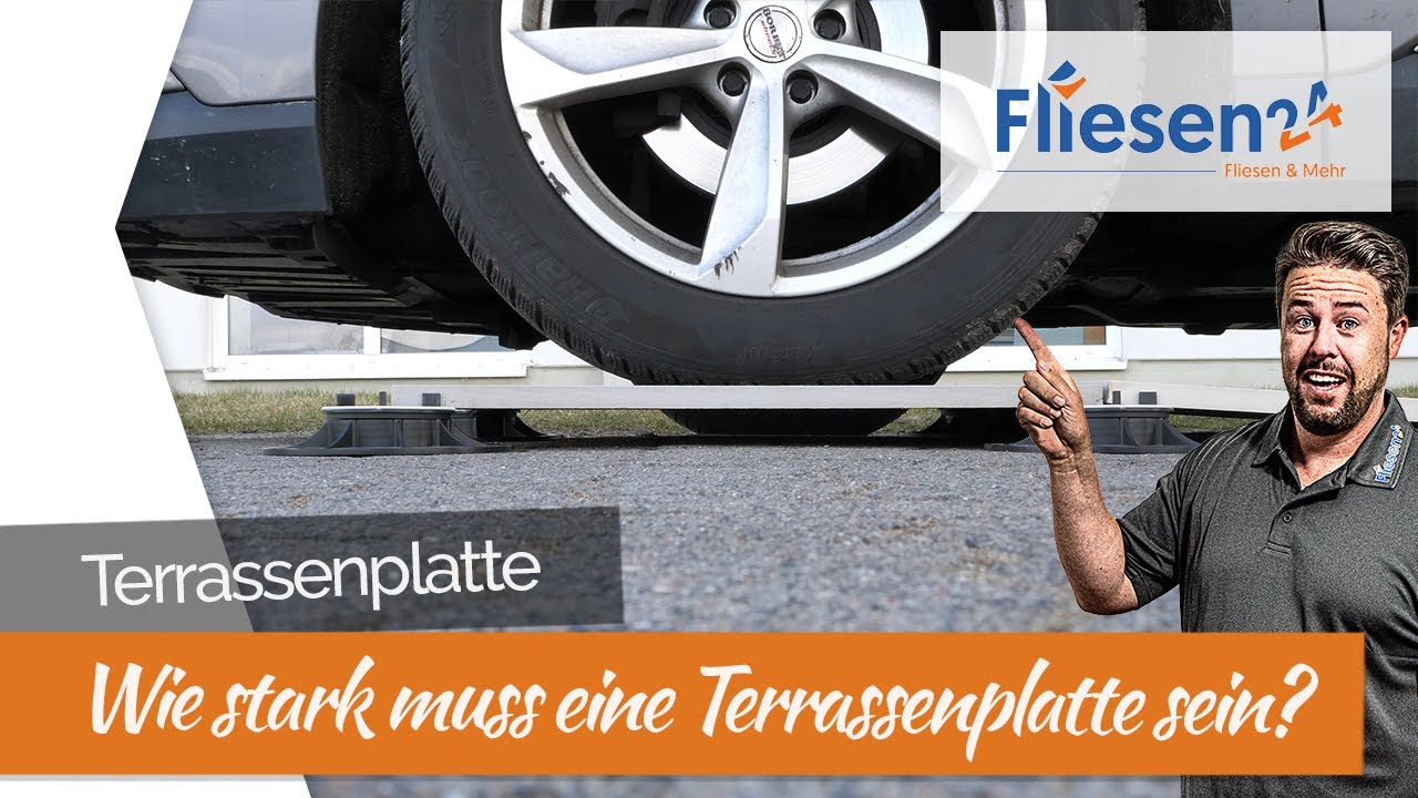 Wie stark muss eine Terrassenplatte sein? | Feinsteinzeug Terrassenplatten
