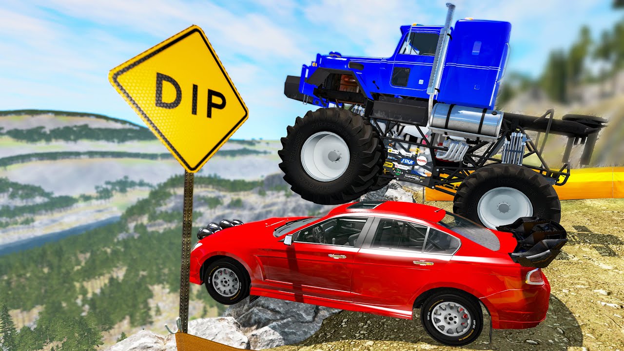 Large vs Little Wheels #14 - Beamng drive