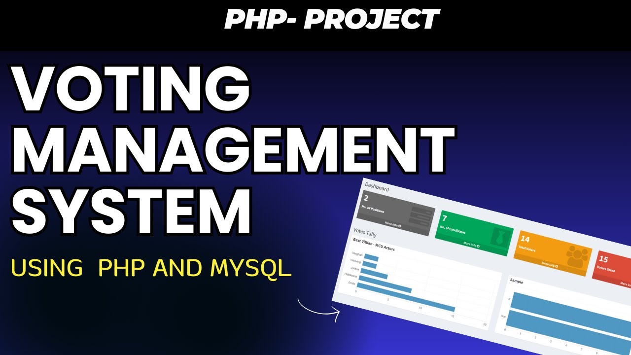 Online Voting Management System Project In PHP With Code