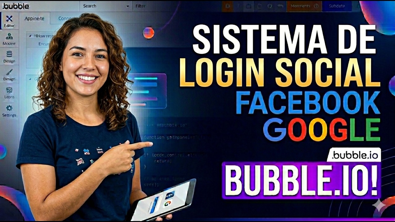 Login Social Google e Facebook No Bubble.io