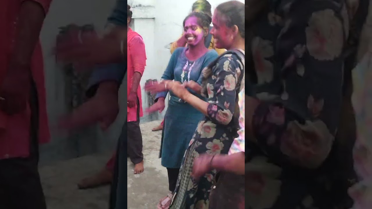  Friends ke sath masti !! #dance #masti #friends #enjoy Holi 💃💃🤩 😁