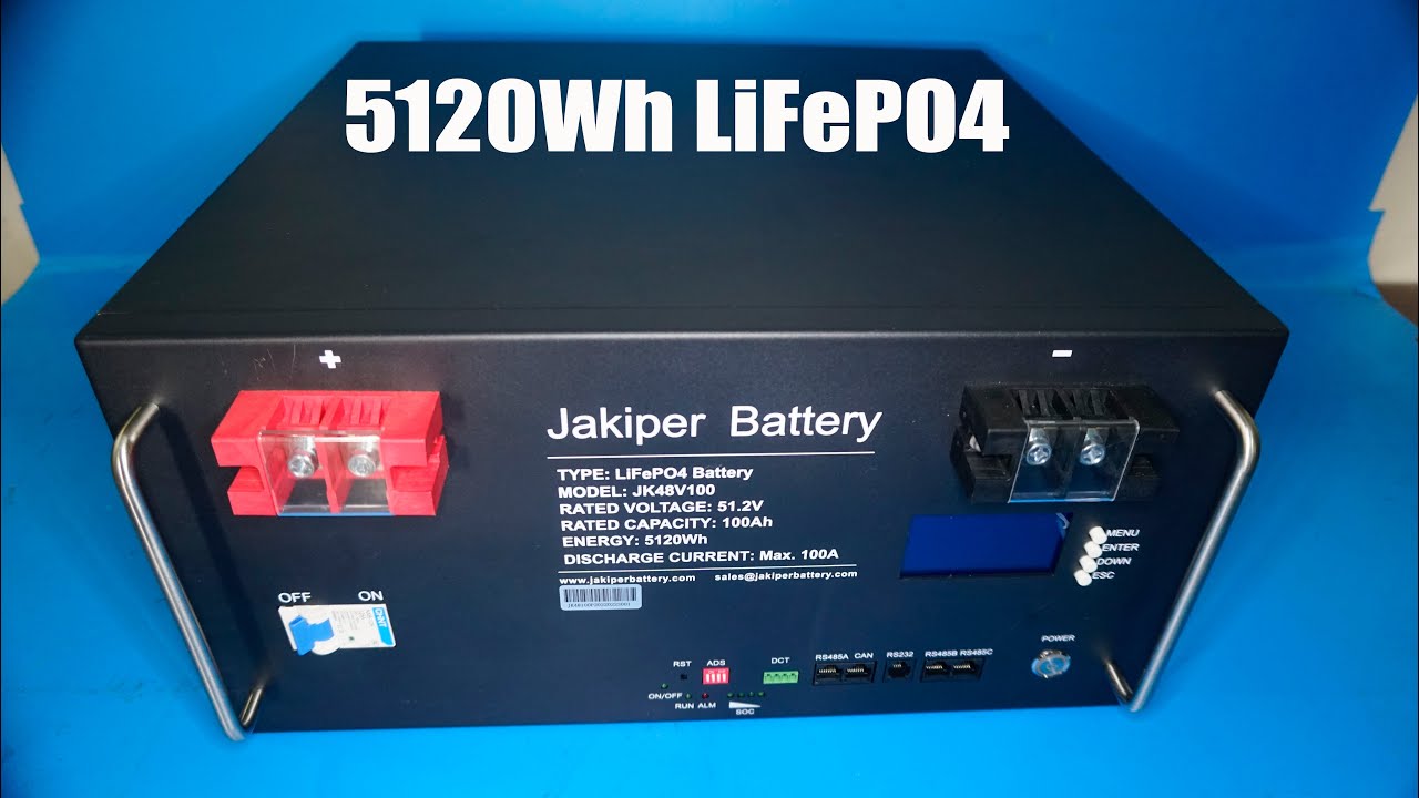 Review JK48V100 Jakiper Battery 48V / 100Ah / 5120Wh