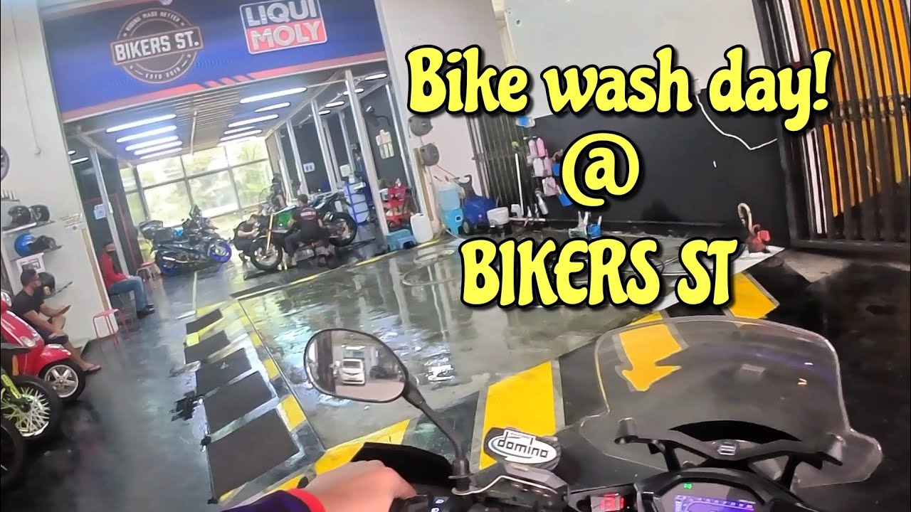 Bike wash day | BIKERS ST | cbf190x fighthawk | singapore motovlog