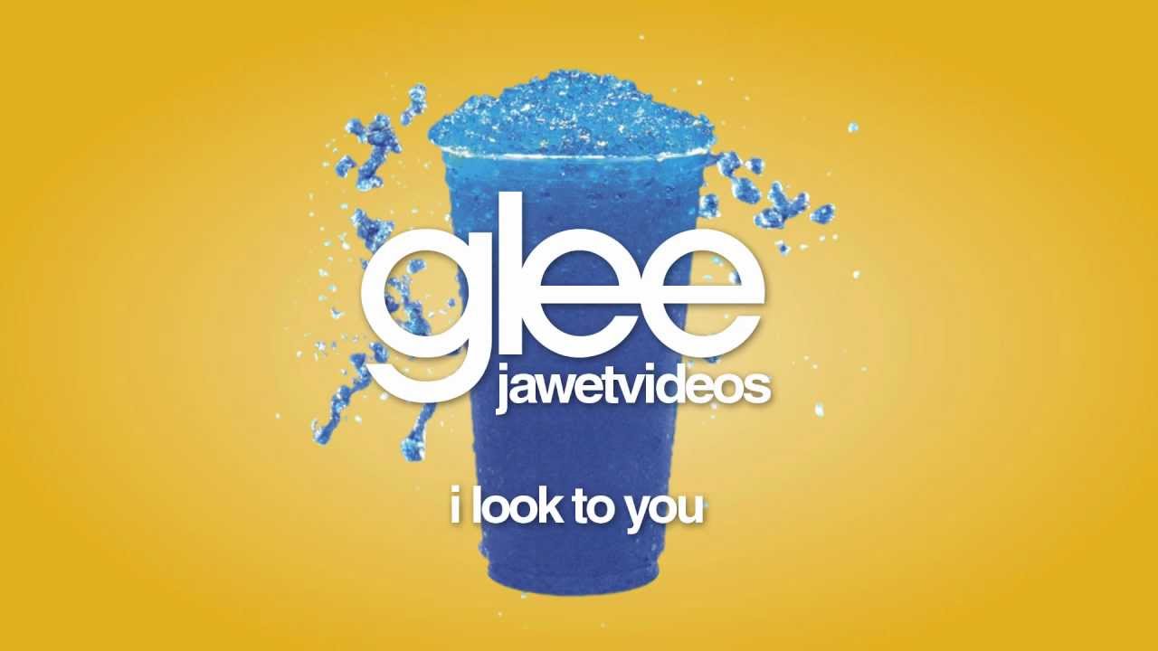 Glee Cast - I Look To You (karaoke version)