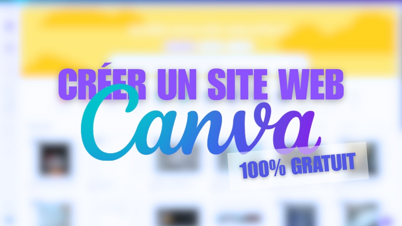 #Canva · FR · Créer un site internet sur Canva - compte GRATUIT 🔥