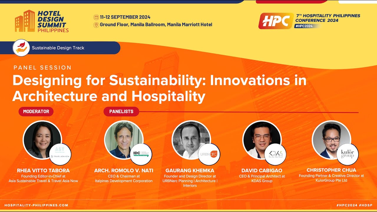 #HPC2024 (Panel) Designing for Sustainability: Innovations in Architecture and Hospitality