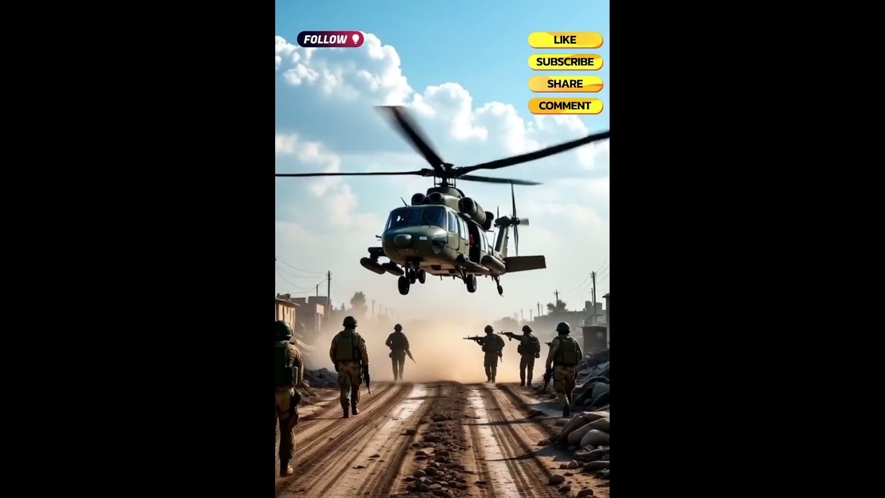 Dramatic War Zone Rescue | Military Helicopter Saves Civilians #MilitaryRescue #military #army