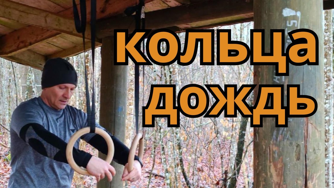 Под дождем в лесу.  Кольца и воспоминания с уроков.