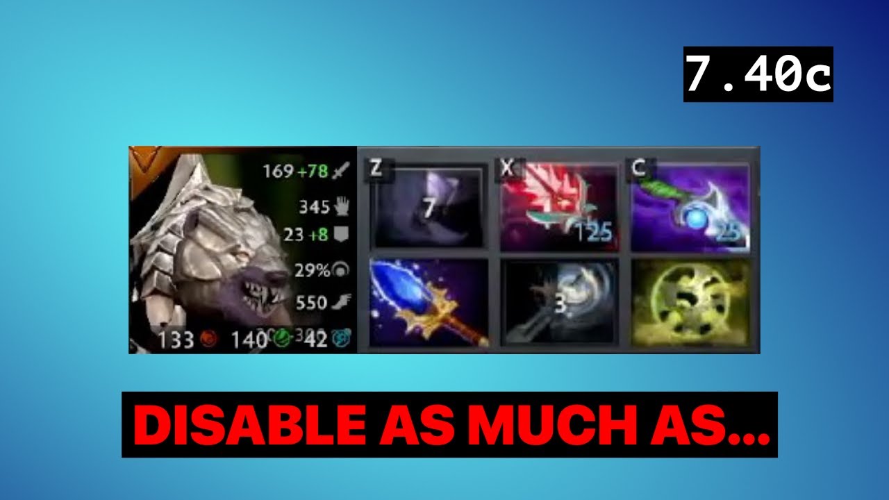 Lone Druid disabled as much as posible...