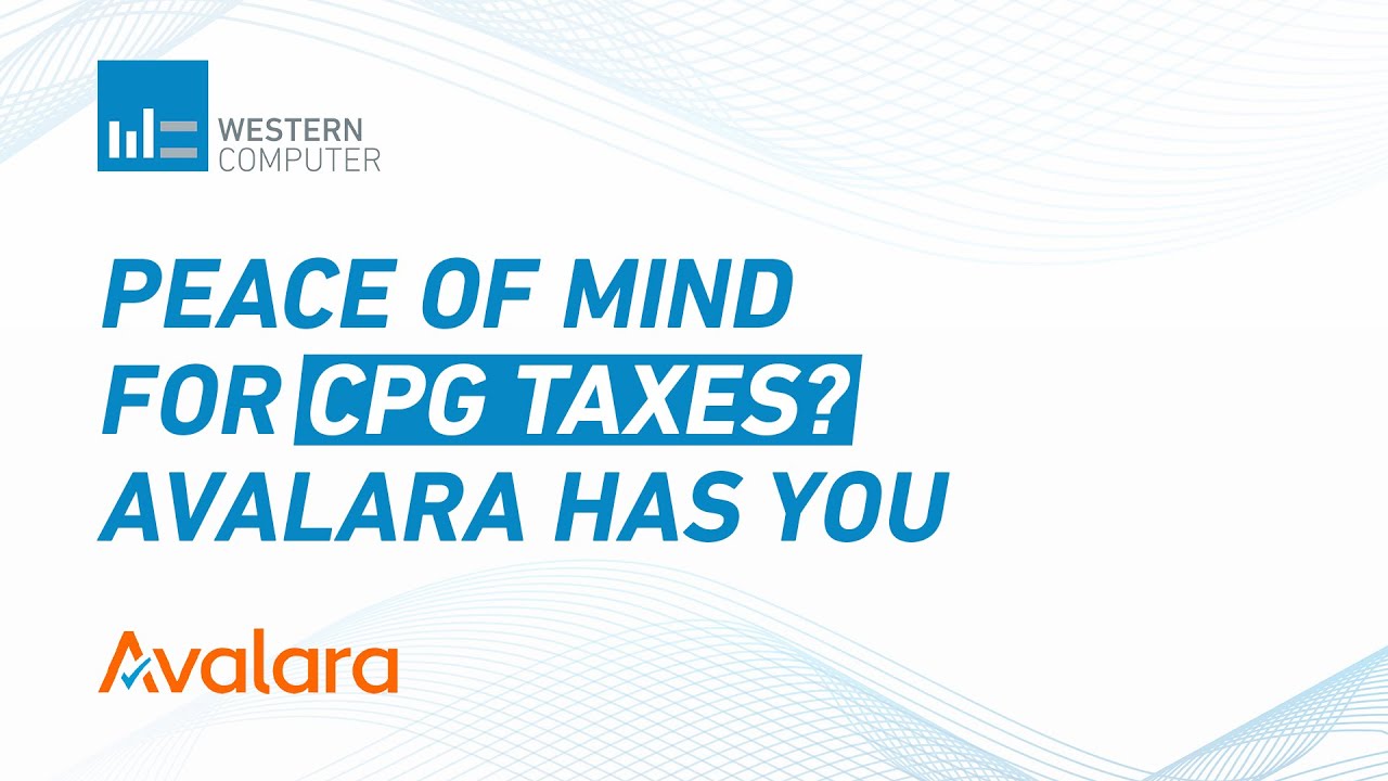 Peace of Mind for CPG Taxes with Avalara