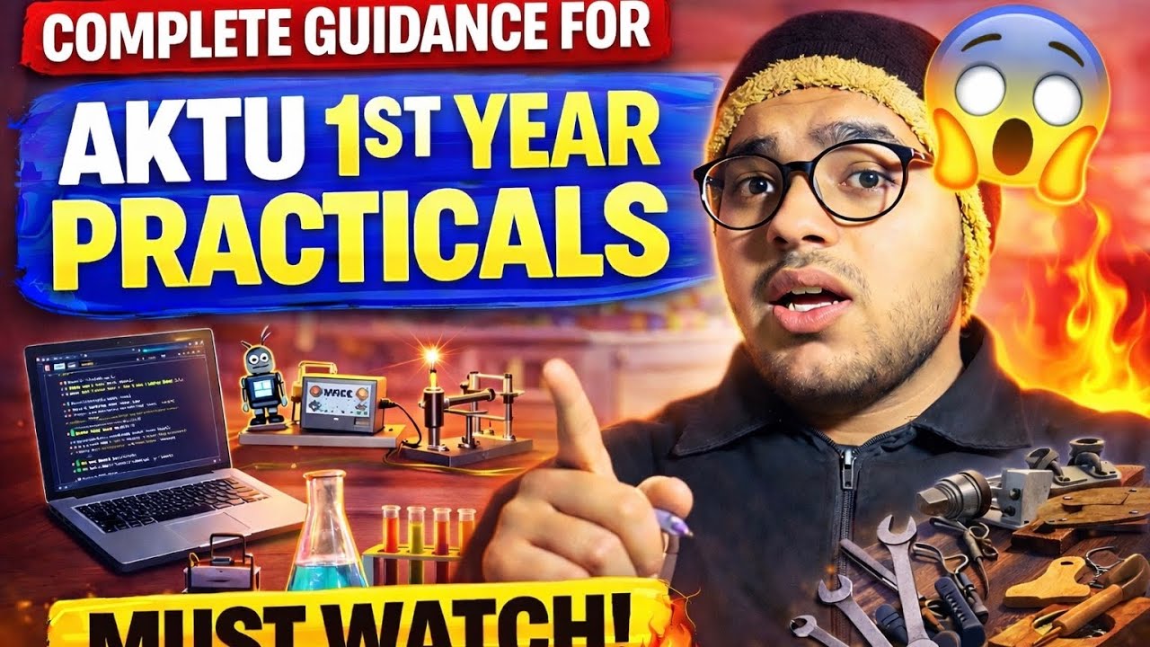 Complete Guide to AKTU 1st Year Practicals (Must Watch!) 😱🔥