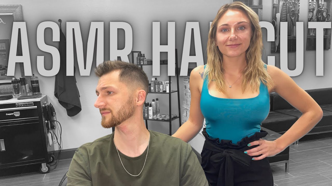 ASMR Haircut | Low Bald Fade Tutorial | Lady Barber