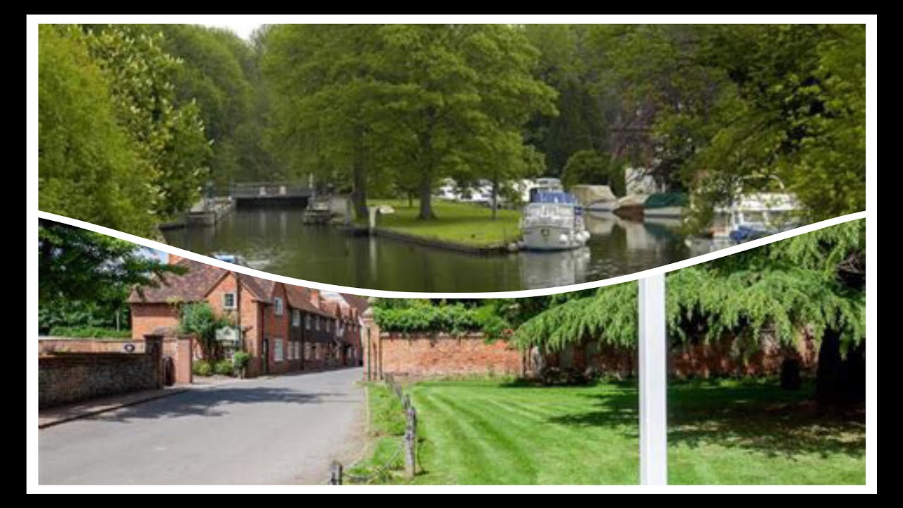 The Beautiful Riverside Village Of Hurley : Beautiful UK Countryside